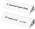 2 Rolls Thermal Paper, Thermal Printer Paper, 8.5" x 11" US Letter Paper Size, Printer Paper Roll for M08f M832 Printer, Thermal Paper Rolls Compa...