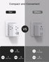 Switzerland Travel Plug Adapter, Swiss Outlet Adapter with 3 Outlets 3 USB Charging Ports(1 USB C), Type J Power Adapter, Travel Essentials US to ...