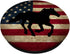 Patriotic Distressed American Flag Black Horse PopSockets Adhesive PopGrip...