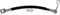 Dorman H621141 Rear Driver Side Brake Hydraulic Hose Compatible with Select Dodge Models...