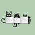 Removable Switch Sticker, 6 Pcs Cute Black Cats Cartoon Wall Sticker, Light Switch Decor Decals, Family DIY Decor Art Stickers Home Decor Wall Art...