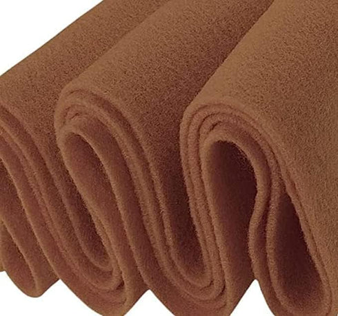 Felt Fabric | 72" inches Wide & 1.6mm Thick Camel Fabric | Non-Stiff, Soft Fabric Material | Felt Fabric by The Yard | Soft Felt Roll for Crafts, ...