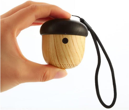 HaoYiShang J2 Bluetooth Speaker,JFA Portable Mini Speaker Cute Wooden Nut Shape Unique Design Outdoor Loudspeaker for Phone Backpack Travel...