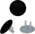 Generic 24 PCS Child Proofing Outlet Covers Pure Black Electrical Safety Socket Protection Caps for 2-Prong Power Wall Plates, czbhg-001...