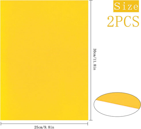 Felt Fabric Color Felt for Crafts DIY Craftwork Sewing Patchwork Material D2-MZB (Yellow)...