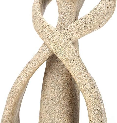 Sandstone Statue, Handmade Sandstone Kiss Lovers Couple Statue Abstract Sculpture Statue Art Craft Decoration...