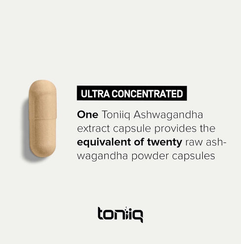 Ashwagandha - Ultra High Potency 20:1 Extract with 10% Withanolides - Wild Harvested in India - Highly Concentrated - Third-Party Lab Tested - 90 ...
