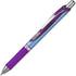 Pentel Energel BLN75 Retractable Gel Ink Rollerball Pen - 0.5mm - 54% Recycled (Black, Blue & Violet Pack of 6)...