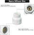 #12 Ceramic Cup White TIG Welding Cup fit Torch WP 9/20/25 Series with 3/32” Diffuser 3pk (HCZ-WST-40062+40063-6)...