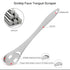 Tongue Scraper |Clean Tongue for Fresher Breath - 100% Stainless Steel Oral Hygiene ToolDesigned for both kids and adults, with travel case, Silve...