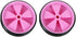 Kids Bicycle Training Wheels, 1 Pair Bike Assist Wheel Balance Stabilisers Training Tool Low Noise Rubber Bike Replacement Stabilizer Wheels(Pink)...