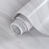 Marble Peel and Stick Wallpaper 15.8"x 197" Glossy White Marble Contact Paper Waterproof Self-adhesive Removable Vinyl Wall Paper for Bedroom Kitc...