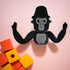 Gorilla Plush Tag - Soft and Cuddly Game-Inspired Stuffed Animal for Playtime and Collecting (Black)...