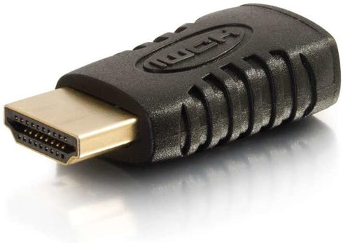 C2G Legrand Mini HDMI to HDMI Adapter Converter, A Male to HDMI C Female Adapter, Black HDMI Adapter, HDMI Connector, 1 Count, C2G 18408...