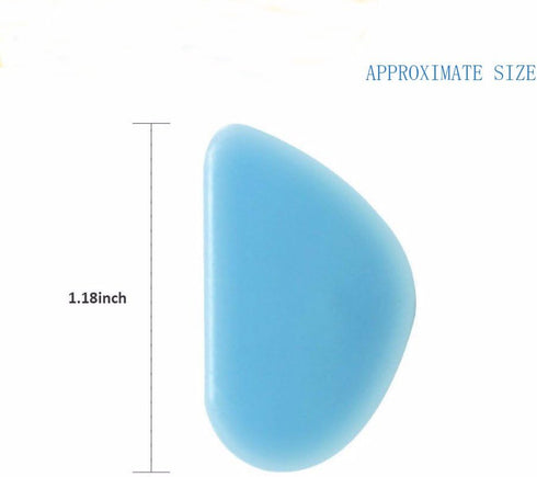 Oubest Fish Tank Rocks Glow Blue/Glow in The Dark Pebbles for Garden/Fish Tank/Aquarium/Plant Pots/Bonsai Walkway/Driveway 100pcs...