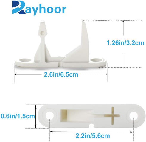 (6 Pack) Rayhoor 131763310 Washer Door Striker Replacement for Frigidaire Kenmore Washing Machine, Replaces AP3580441 1032664 131763300