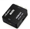 HDMI to RCA 1080P HDMI to AV 3RCA CVBs Composite Video Audio Converter Adapter Supporting PAL/NTSC with USB Charge Cable-Black...