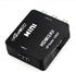HDMI to RCA 1080P HDMI to AV 3RCA CVBs Composite Video Audio Converter Adapter Supporting PAL/NTSC with USB Charge Cable-Black...