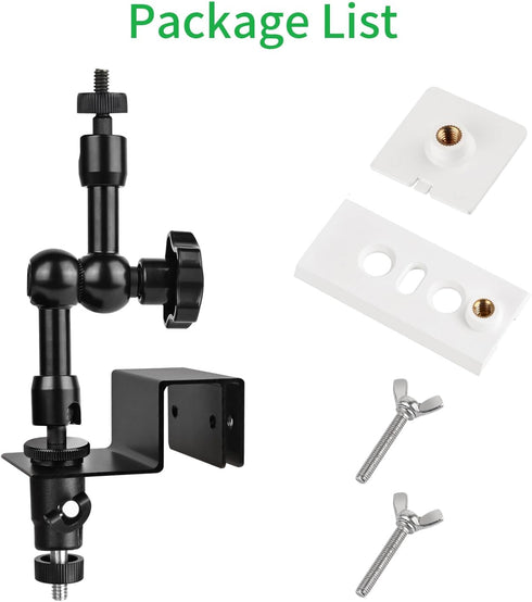 2-in-1 Gutter Mount for Ring Solar Panel, Stick Up Cam Battery, Spotlight Cam Battery and Spotlight Cam Battery Plus/Pro, Perfect Angle to Get Ade...