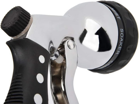 Water Hose Nozzle Sprayer, Hand Sprayer with 7 Spray Patterns High Pressure Garden Hose Spray Nozzle for Watering Plants Washing Cars Showering Pe...