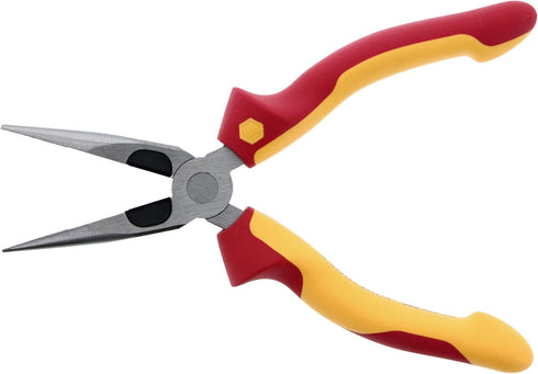 Wiha 32926 6.3-Inch Insulated Industrial Long Nose Pliers...
