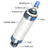 Beduan MAL 16 x 100 Pneumatic Mini Air Cylinder Screwed Piston Rod Dual Action 16mm Bore 100mm(1Pcs)...