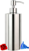 18 oz Large Countertop Soap Dispenser, Brushed Nickel Stainless Steel Soap Pump Bottle - Rust and Leak Proof Liquid Hand Soap Pump, for Bathroom &...