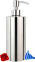 18 oz Large Countertop Soap Dispenser, Brushed Nickel Stainless Steel Soap Pump Bottle - Rust and Leak Proof Liquid Hand Soap Pump, for Bathroom &...