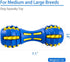 AUSCAT Dog Squeaky Toys for Aggressive Chewers, Almost Indestructible Squeaky Toys for Dogs, Teething Chew Toys for Large Medium Breed, Durable Ru...