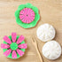 5 Pieces Bun Maker Dumpling Maker Steam Filled Plastic Mold and Filling Spoon Cooking Tool Set for Adults Press Steamed Stuffed Mould Make Delicio...