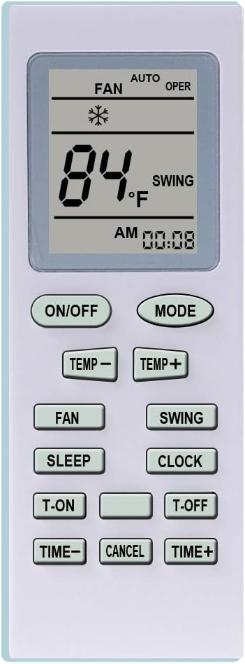 Home Appliances Inc Of ShenZhen Replacement for Soleus Air Air Conditioner Remote Control KFIHP-09-ID KFHHP-09-OD KFIHP-09-OD KFHHP-12-ID KFHHP-12...