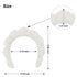 Wecoe 2pcs Pearl Skincare Headbands For Washing Face White Khaki Fluffy Spa Headbands Makeup Headband Face Wash Puffy Sponge Bubble Headband Hair ...