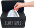 Cloth Wipes Dispenser,8.2L x 4.9W x 3.9H inches,Cloth Baby Face Wipes Container for Homemade Reuseable Diaper Wipes Storage Box Essential for Clot...