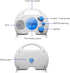 Shower Radio, Portable AM/FM Shower Radio, Waterproof Hanging Shower Radio Built-in Speaker Adjustable Volume Battery Operated Shower Radios for B...