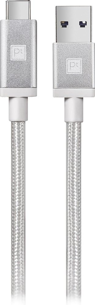 Platinum 3.3' USB Type-C-to-USB Type A Charge-and-Sync Cable White...