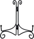 Black Iron Plate Stand, 10 Inch Plate Holder for Display, Small Metal Plate Display Stands for Cookbook, Picture Frame, Photo, Decorative Plates (...
