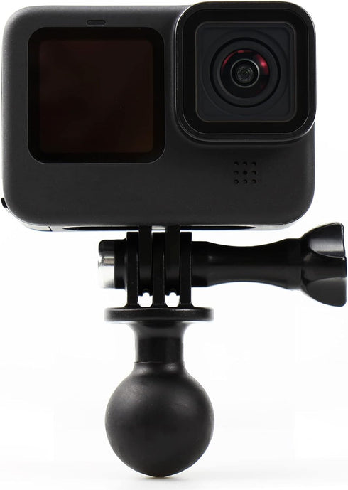 Ball Mount for GoPro Hero 12 11 10 9 8 7 6 5 4 3+ 3 Black 2018 Max Session Fusion, Osmo Action, AKASO, SJCAM Camera - Ball Head Mount Adapter (1-I...