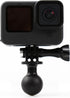 Ball Mount for GoPro Hero 12 11 10 9 8 7 6 5 4 3+ 3 Black 2018 Max Session Fusion, Osmo Action, AKASO, SJCAM Camera - Ball Head Mount Adapter (1-I...