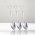Smilesunus 10 Pcs Mini Shovel Spoons Dessert Spoons Stainless Steel Ice Cream Yogurt Spoons...