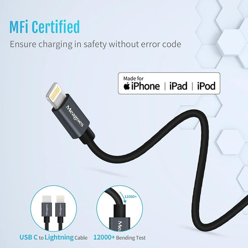 Fast USB C Car Charger, Meagoes 48W Dual Rapid Charging Adapter with PD3.0&QC3.0, Compatible with Apple iPhone 13/12/Pro/Max/Mini/11/XS/XR/X/8 Plu...