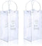 Ice Wine Bag Portable Collapsible Clear Wine Pouch Cooler with Handle for Party,Outdoor,Champagne,Cold Beer,White Wine,Chilled Beverages,Iced Drin...