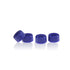 HPLC Pre-slit 9-425 Screw Thread Vial Blue Caps, 9mm, Blue PTFE/White Silicone Septa, 100 pcs/pk...
