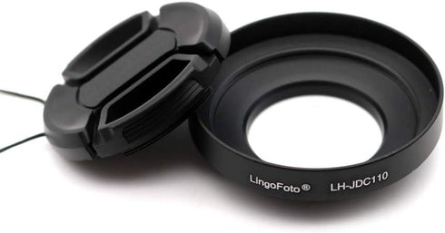 Camera Metal Lens Hood Filter Protector for Canon Power Shot G1X Mark III Replaces LH-DC110 with 49mm Cap...