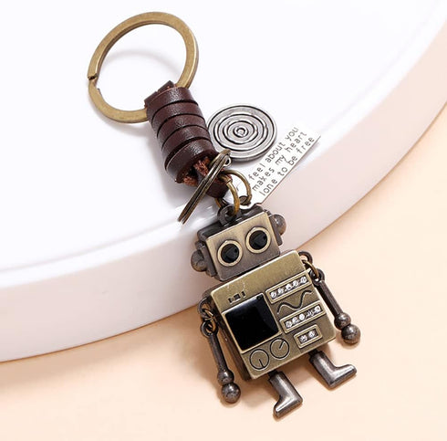 Funny KeyChains Leather KeyRings Pendant for Car Keychains purse handbag backpack Gift...