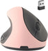 Wireless Mouse Pink Left Handed Mouse Ergonomic Vertical Left Hand 6 buttons USB Optical Ergo Carpal Tunnel Cordless Lightweight Small Mice for PC...