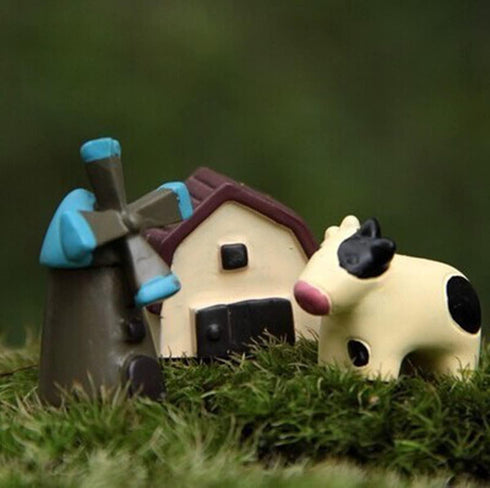 40pcs 9 Scenarios Fairy Garden Figurines Miniature Accessories, Micro Landscape...