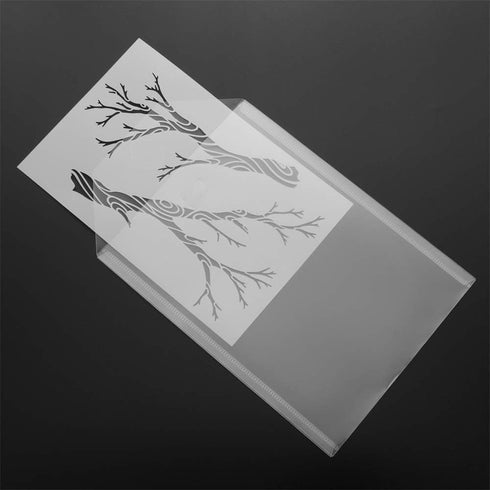 Large Stamp & Die Storage Pockets Resealable Clear Plastic Seal Bags Storage Case for Cutting Dies Stencil Album Stamp Crafts for DIY Scrapbooking...