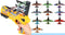 Airplane Launcher Toy Catapult Aircrafts Gun with 14 Foam Aircrafts, Shooting Games Outdoor Sport Activity Birthday Gifts Party Gifts for Kids Tod...