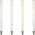 T300 Dimmable Vintage LED Edison Bulbs 6W T300 Dimmable LED Filament Bulb Long Tubular Vintage LED Lights,E14 Small Base,Clear Glass,Warm White 23...