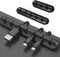 Cable Clips Cord Management Organizer, 3 Packs Silicone Adhesive Hooks, Wire Holder USB Power Charging Accessory Mouse PC Nightstand Desktop Wall ...